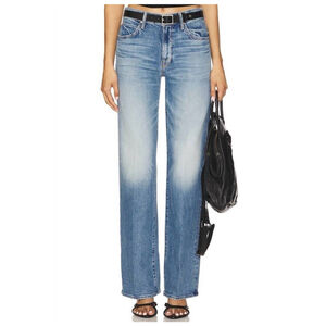 NWT Mother Jeans Mid Rise Tunnel Vision Sneak I’m A Winner Size 32 Straight Leg